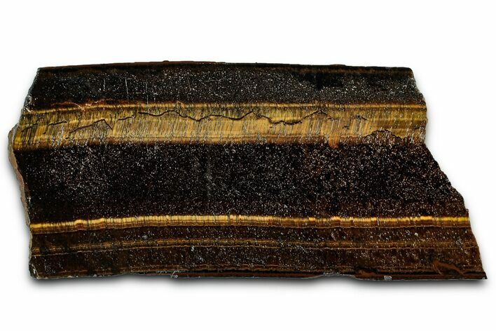 Polished Tiger's Eye Slab - South Africa #355295